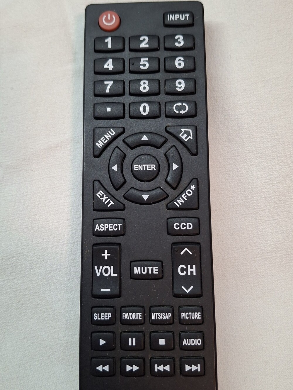 Insignia NS-RC4NA-14 Replacement Remote Control For LCD/LED TV- Tested